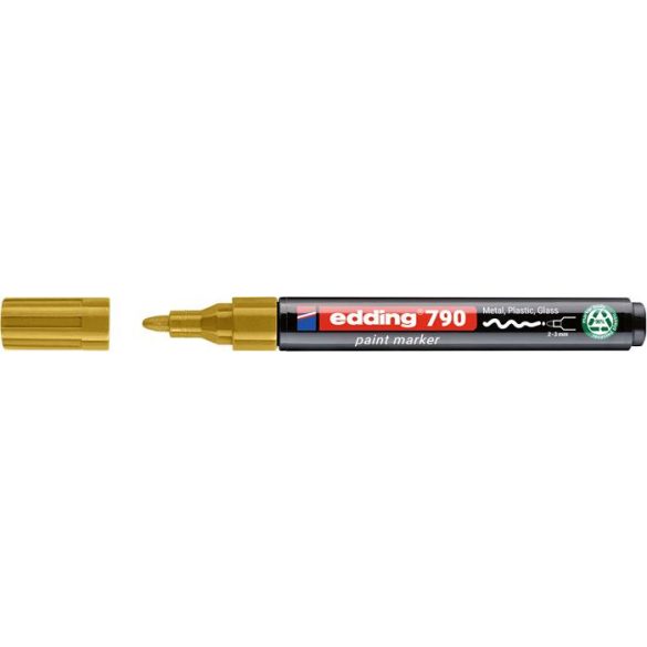 Lakkmarker, 1-2 mm, PCR, EDDING "791", arany