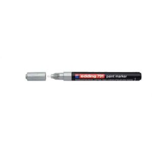 Lakkmarker, 1-2 mm, EDDING "791", ezüst