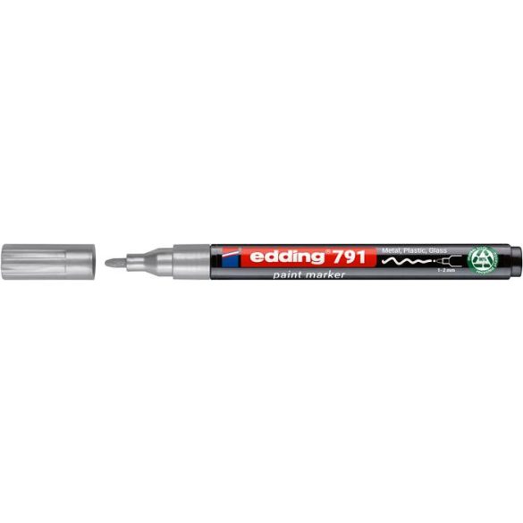Lakkmarker, 1-2 mm, PCR, EDDING "791", ezüst