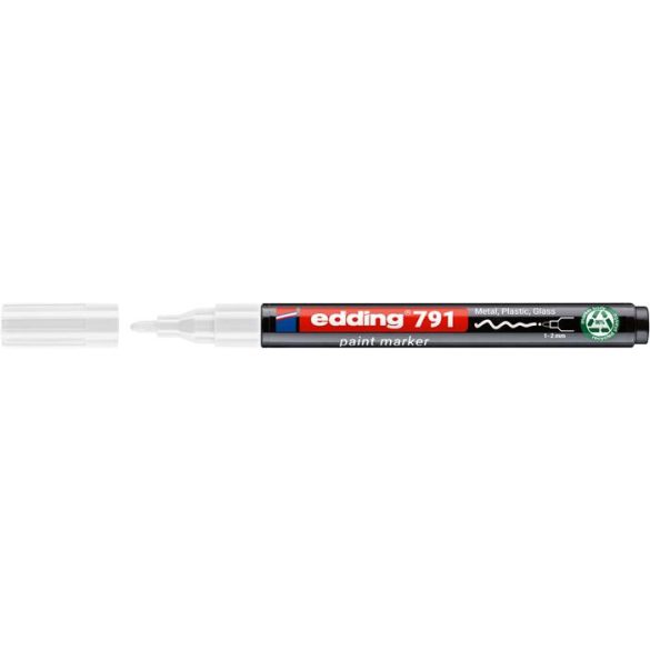 Lakkmarker, 1-2 mm, PCR, EDDING "791", fehér