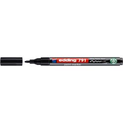 Lakkmarker, 1-2 mm, PCR, EDDING "791", fekete