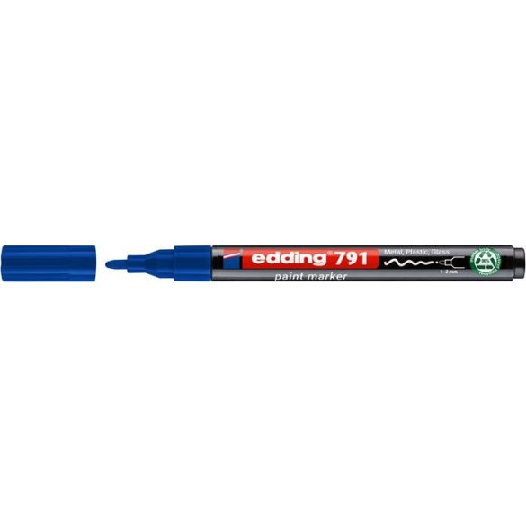 Lakkmarker, 1-2 mm, PCR, EDDING "791", kék