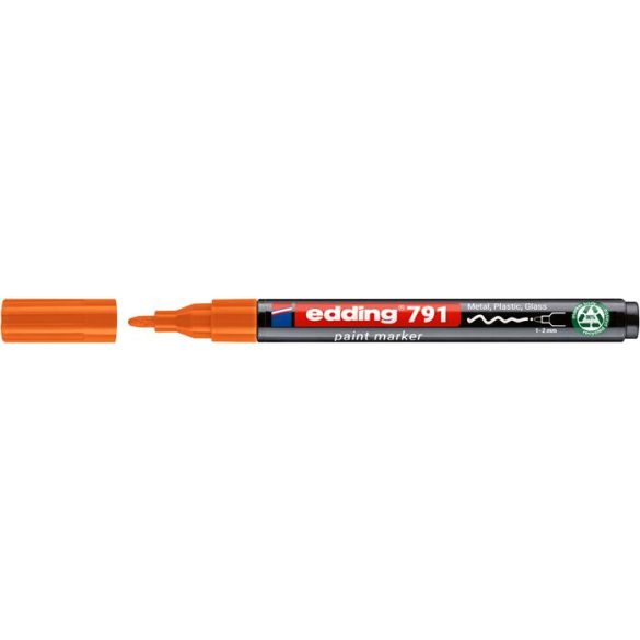Lakkmarker, 1-2 mm, PCR, EDDING "791", narancs