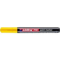 Lakkmarker, 1-2 mm, PCR, EDDING "791", sárga