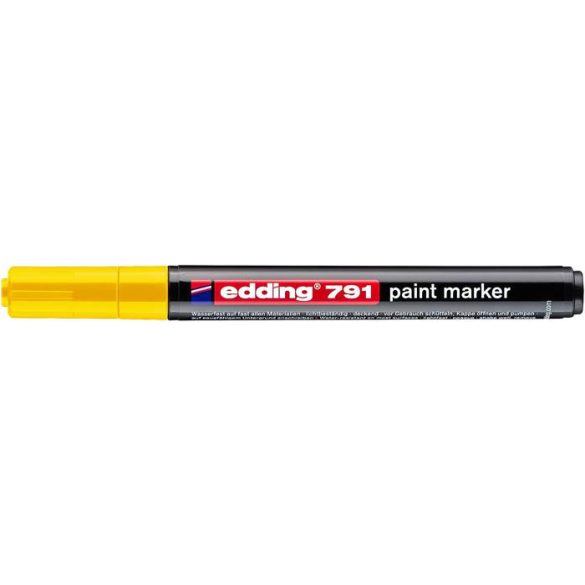 Lakkmarker, 1-2 mm, PCR, EDDING "791", sárga