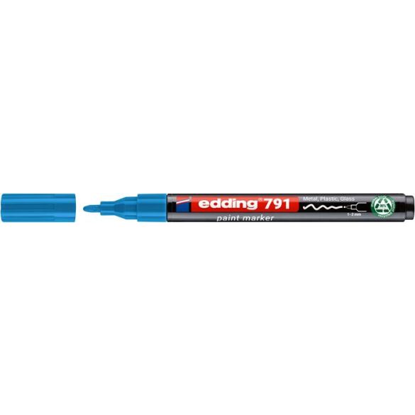 Lakkmarker, 1-2 mm, PCR, EDDING "791", világoskék