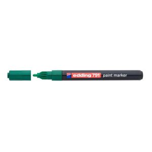 Lakkmarker, 1-2 mm, EDDING "791", zöld