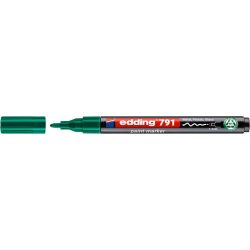Lakkmarker, 1-2 mm, PCR, EDDING "791", zöld