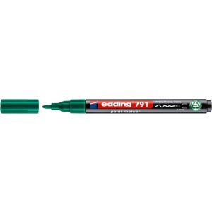 Lakkmarker, 1-2 mm, PCR, EDDING "791", zöld