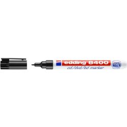   Alkoholos marker, CD/DVD, 0,5-1 mm, EDDING "8400", fekete