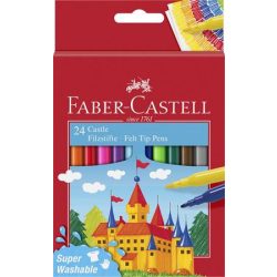   Filctoll készlet, FABER-CASTELL "Castle", 24 különböző szín