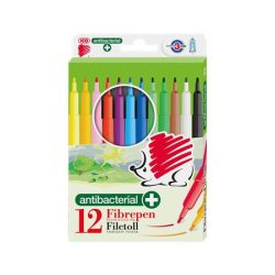   Filctoll készlet, 1 mm, antibakteriális, ICO "Süni 300", 12 különböző szín