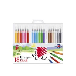   Filctoll készlet, 1 mm, ICO "Süni 300", 18 különböző szín