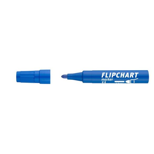 Flipchart marker, 1-3 mm, kúpos, ICO "Artip 11", kék