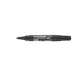   Flipchart marker, 1-3 mm, kúpos, ICO "Artip 11 XXL", fekete