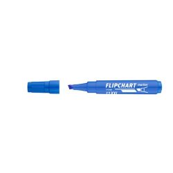   Flipchart marker, 1-4 mm, vágott, ICO "Artip 12 XXL", kék