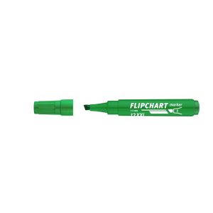 Flipchart marker, 1-4 mm, vágott, ICO "Artip 12 XXL", zöld