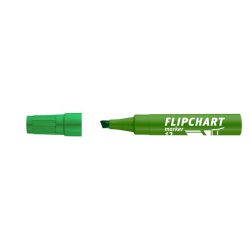   Flipchart marker, 1-4 mm, vágott, ICO "Artip 12", zöld