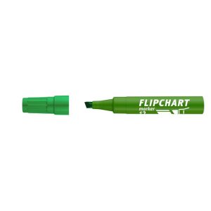 Flipchart marker, 1-4 mm, vágott, ICO "Artip 12", zöld