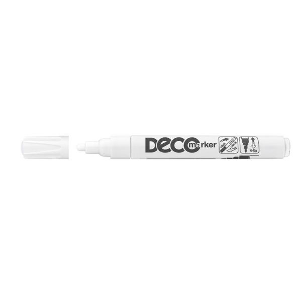Lakkmarker, 2-4 mm, ICO "Decomarker" fehér