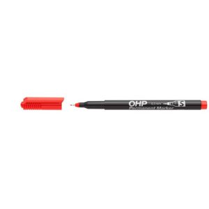 Alkoholos marker, OHP, 0,3 mm, S, ICO, piros