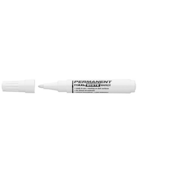 Alkoholos marker, 1-3 mm, kúpos, ICO "Permanent 11 XXL", fehér