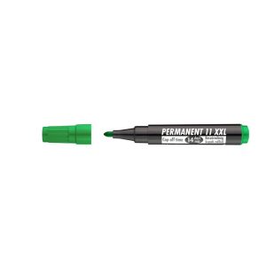 Alkoholos marker, 1-3 mm, kúpos, ICO "Permanent 11 XXL", zöld
