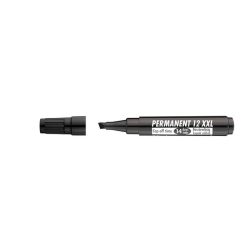   Alkoholos marker, 1-4 mm, vágott, ICO "Permanent 12 XXL", fekete