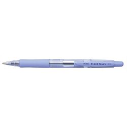   Golyóstoll, 0,7 mm, nyomógombos, PENAC "SleekTouch", kék