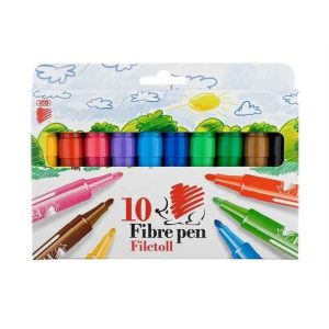 Filctoll készlet, 1-3 mm, ICO, 10 különböző szín