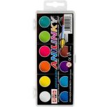 Vízfesték, 12 darabos, 22,5 mm, KOH-I-NOOR "Anilinky Brilliant"