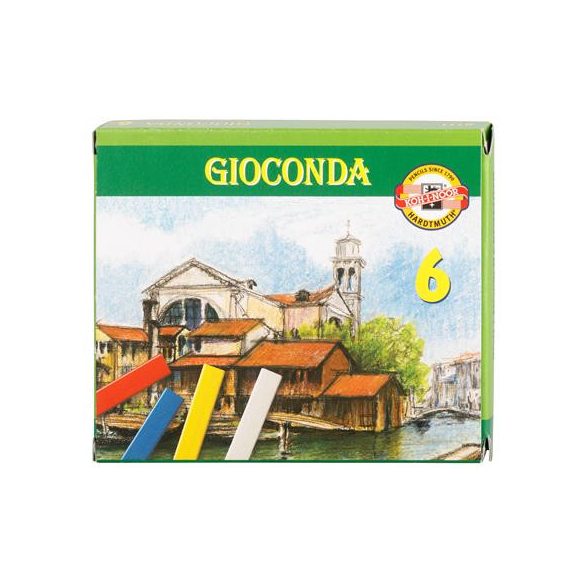 Olajpasztell kréta, KOH-I-NOOR "Gioconda 8111/6", 6 különböző szín