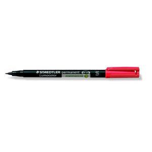 Alkoholos marker, OHP, 0,4 mm, STAEDTLER "Lumocolor 313 S", piros