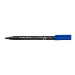   Alkoholos marker, OHP, 0,4 mm, STAEDTLER "Lumocolor 313 S", kék