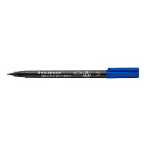 Alkoholos marker, OHP, 0,4 mm, STAEDTLER "Lumocolor 313 S", kék
