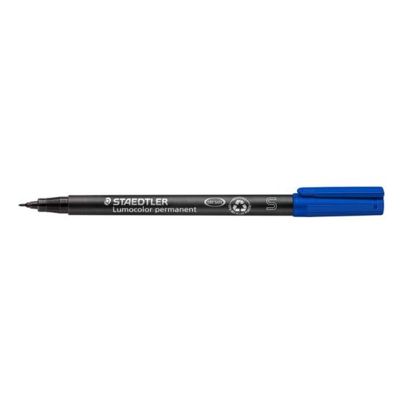 Alkoholos marker, OHP, 0,4 mm, STAEDTLER "Lumocolor 313 S", kék