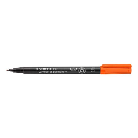 Alkoholos marker, OHP, 0,4 mm, STAEDTLER "Lumocolor 313 S", narancssárga