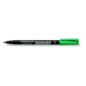 Alkoholos marker, OHP, 0,4 mm, STAEDTLER "Lumocolor 313 S", zöld
