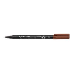   Alkoholos marker, OHP, 0,4 mm, STAEDTLER "Lumocolor 313 S", barna