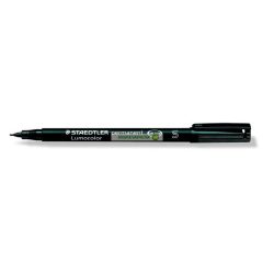   Alkoholos marker, OHP, 0,4 mm, STAEDTLER "Lumocolor 313 S", fekete