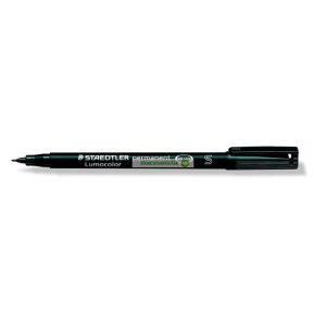 Alkoholos marker, OHP, 0,4 mm, STAEDTLER "Lumocolor 313 S", fekete