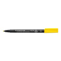   Alkoholos marker, OHP, 1 mm, STAEDTLER "Lumocolor 317 M", sárga