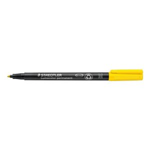 Alkoholos marker, OHP, 1 mm, STAEDTLER "Lumocolor 317 M", sárga