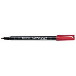   Alkoholos marker, OHP, 1 mm, STAEDTLER "Lumocolor 317 M", piros