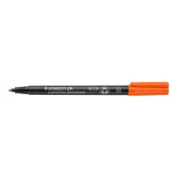   Alkoholos marker, OHP, 1 mm, STAEDTLER "Lumocolor 317 M", narancssárga