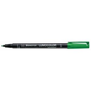 Alkoholos marker, OHP, 1 mm, STAEDTLER "Lumocolor 317 M", zöld