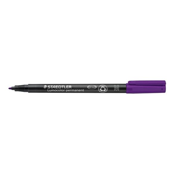 Alkoholos marker, OHP, 1 mm, STAEDTLER "Lumocolor 317 M", lila