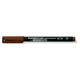 Alkoholos marker, OHP, 0,6 mm, STAEDTLER "Lumocolor 318 F", piros