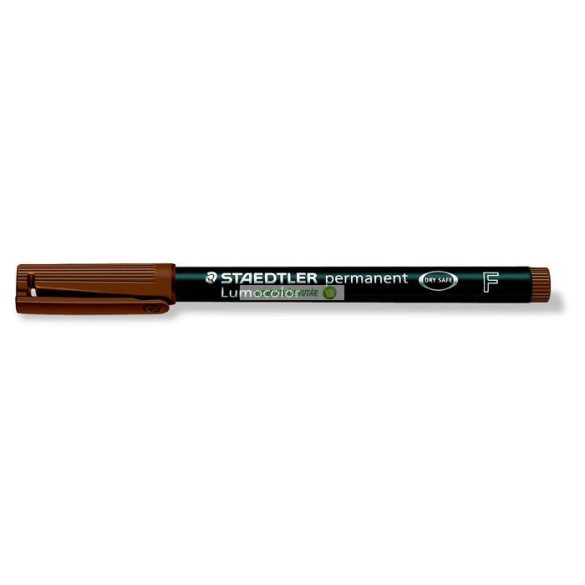Alkoholos marker, OHP, 0,6 mm, STAEDTLER "Lumocolor 318 F", piros