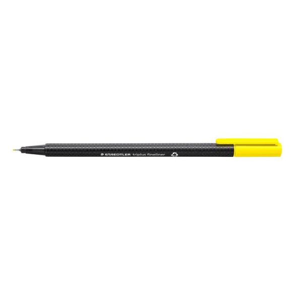 Tűfilc, 0,3 mm, STAEDTLER "Triplus", sárga